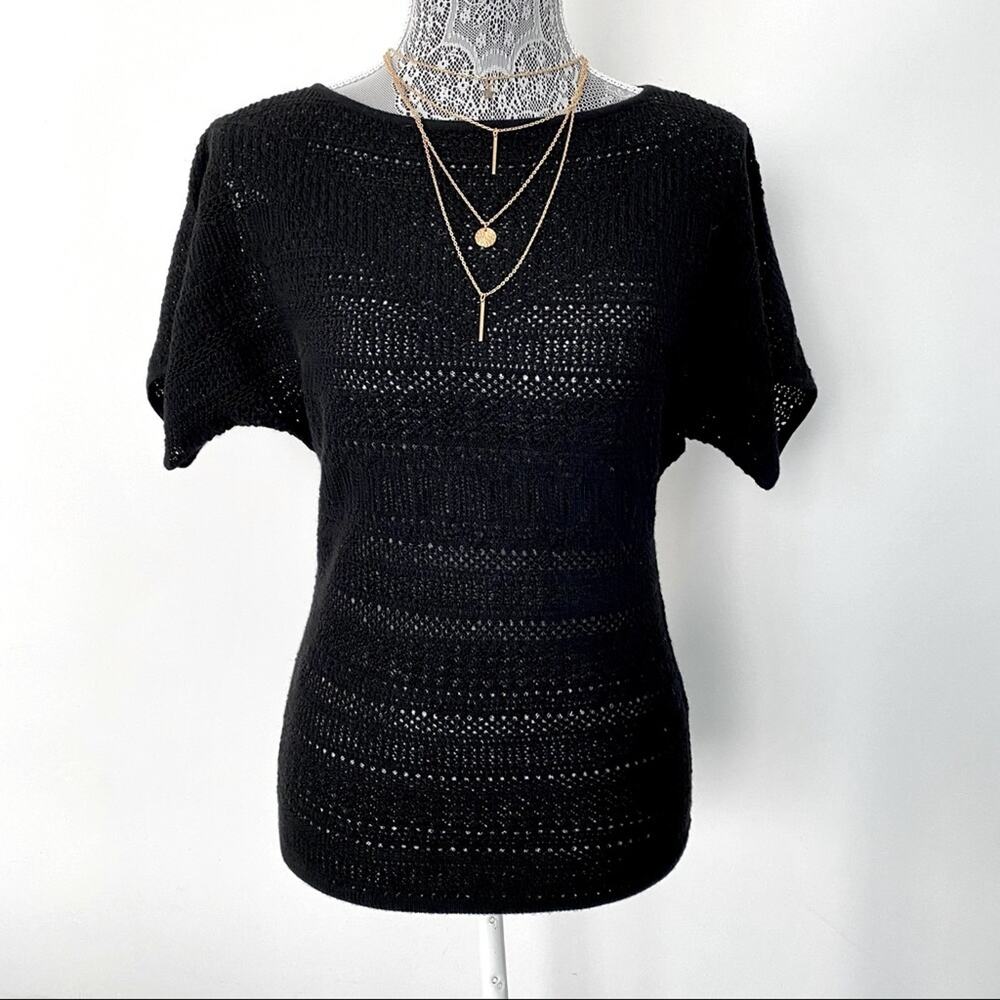 🦩HP🦩 LAUREN by RALPH LAUREN 100% Wool Knit Sweater Shirt Blouse Top XS